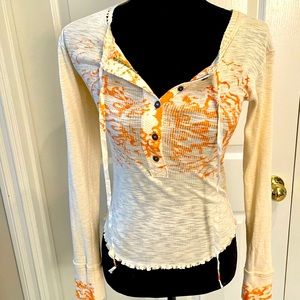 Free People Beautiful Cream Long Sleeve